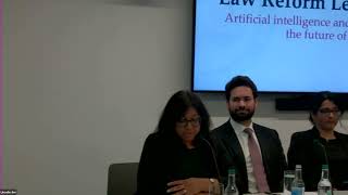 Law Reform Lecture 2023 - Artificial intelligence and virtual worlds: the future of law