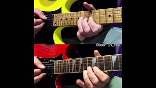 Metallica Fight fire with Fire solo harmonic lines cover