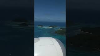 Landing on the Seychelles island of Mahe.  Ethiopian Airlines. #shortvideo #mahe #seychelles