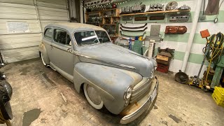 Shop day on the 47 Ford and a test drive to Western Speedway