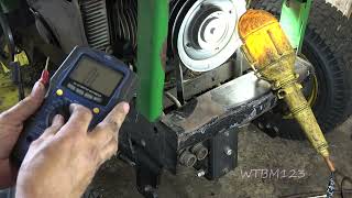 John Deere 318 Pto adjust and check ohms