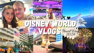 WALT DISNEY WORLD TRAVEL DAY VLOG | ALL STAR MUSIC RESORT, DISNEY SPRINGS & MAGIC KINGDOM 2024