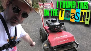 The BEST MOWER I Have EVER Found in the TRASH...why'd they DUMP it?