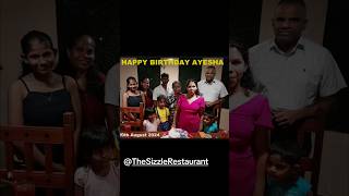 Ayesha's Birthday Celebrations at The Sizzle on 20th August 2024#TheSizzle #Birthday #Celebrations