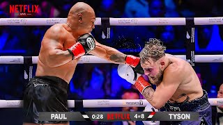 BRUTAL KO! Jake Paul vs Mike Tyson BOXING FIGHT FULL HIGHLIGHTS | Netflix | Boxing Match Breakdown