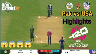 Pakistan Vs USA  ICC T20 World Cup 2024 Match Highlights ll Pakistan Vs USA Match Highlights 2024