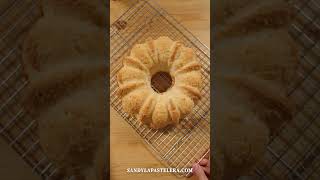 Beautiful Lemon Angel Food Cake. #shorts #pastrychef #bakingtime #angelfoodcake #recipeoftheday