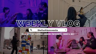 WEEKLY VLOG 004 | GALENTINE'S DAY + BEYONCE'S GOING ON TOUR + BRANDING PHOTOSHOOT | thefashionceesta