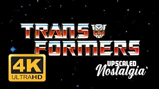 The Transformers G1 S2 (1984 TV series) Intro and Credits | Remastered 4K Ultra HD. Upscale