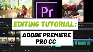 ADOBE PREMIERE PRO CC TUTORIAL: How to Edit a Food Video