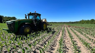 Sidedressing Corn With A 3pt Sprayer & Homemade Drop Hoses