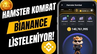 HAMSTER KOMBAT BİANANCE LİSTELEMESİ YENİ GÜNCELME AİRDROP KRİTERİ💰TELEGRAM PARA KAZANMA