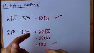 Multiplying Radicals (How to + 3 Examples)