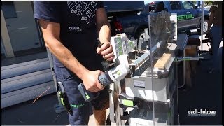 Trennen und schleifen mit dem Festool Akku-Winkelschleifer AGC 18