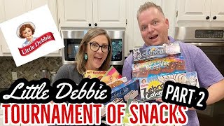 LITTLE DEBBIE TASTE TEST // TOURNAMENT OF SNACKS PART 2