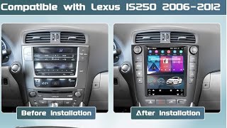 Installing Aftermarket Android Radio in Lexus IS250/IS350/ISF