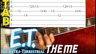 E.T. The Extra Terrestrial Theme - Guitar Lesson WITH TABS