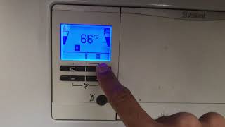 Vaillant Ecotec (Post 2012) Digital Water Pressure Reading