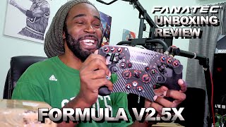 UNBOXING NEW Fanatec ClubSport Formula v2.5 X Steering Wheel REVIEW