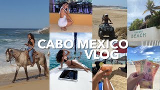 CABO MEXICO VLOG 2021 | HORSE BACK RIDING, ATV'S, LUXURY YACHT TOUR, LOVERS BEACH