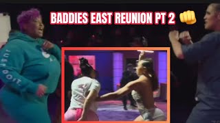 Sukihana, Sapphire & Smiley Join The Reunion Stage & The Fights Begin Pt 2 of Baddies East On Zeus