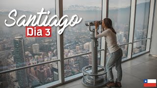 AS MELHORES VISTAS DE SANTIAGO | Dia 3 | Parque Metropolitano, teleférico, Sky Costanera e mais!