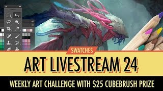 Art Livestream 24 - Aquatic Creature Finals!