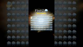 Find 2 🌨️ Normal #shorts #emoji #emojichallenge #fypシ #roadto1k