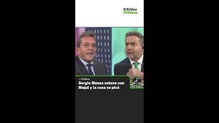 Sergio Massa estuvo con Majul y la cosa se picó