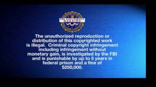 Sony Pictures Home Entertainment/FBI Anti-Piracy Warning/Warning/Attention (2009 DVD Version)