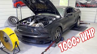 Breaking in my new 1500+ HP Texas Speed Coyote on the Dyno