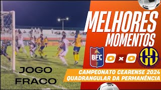 Barbalha vs Horizonte | Melhores Momentos | Campeonato Cearense 2024 | Quadrangular da Permanência