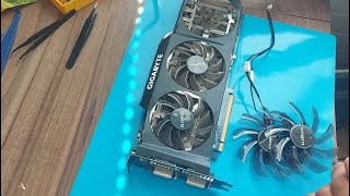 Замена и ремонт кулеров на видеокарте GIGABYTE RTX-370