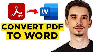 How To Convert PDF To Word Using Adobe Acrobat (2024)