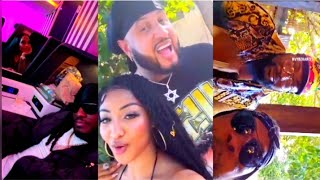 aidonia and his wife in Germany/vybzkartel and Harry toddler Link up/ shenseea and dizzycleanface