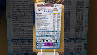 Inflation has hit Cozumel, Mexico too  #cruising #cruiseport #cruise #taxi #priceincrease