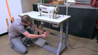 Setting up your new NC6 walking foot sewing machine!