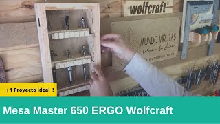 Mesa de trabajo y sujeción Master 650 Ergo Wolfcraft. ¡Para todo el bricolaje !