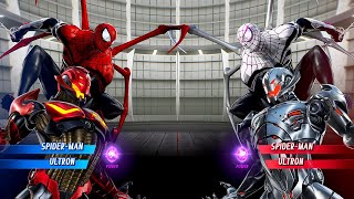 Spider-Man and Ultron face off in Marvel vs. Capcom Infinite: Epic Battle of the Ultimate Robots