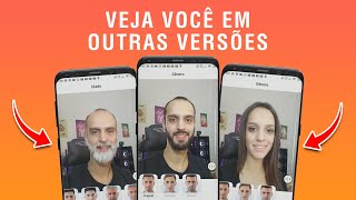 APLICATIVO QUE FAZ SUA VERSÃO MASCULINA OU FEMININA