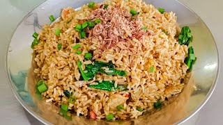 Nasi goreng biasa ikan masin || Rizal tomyam