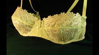 Как сшить кружевной бюстгальтер Анжелика / How to make a lace bra Anjelika