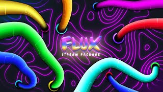 Flux, Multicoloured Animated Stream Overlay : Vibrant Stream Package