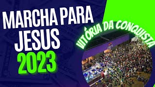 MARCHA PARA JESUS 2023 VITORIA DA CONQUISTA-BA IMAGENS AÉREAS