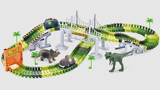 Perfect Gift for Dinosaur Lovers - Dinosaur Themed Race Track   Unique dinosaur world