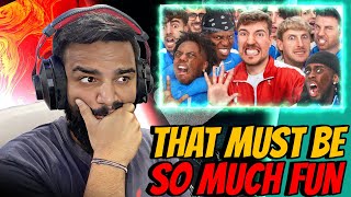 50 YouTubers Fight For $1,000,000 | @MrBeast | Reaction by Its Draxxx