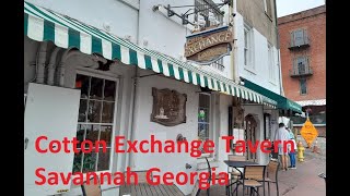 Cotton Exchange Tavern Savannah Georgia