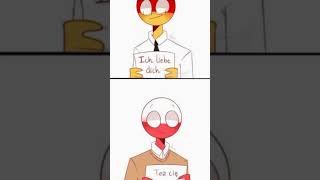 Germany x poland edit 🇩🇪❤️🇵🇱 countryhumans