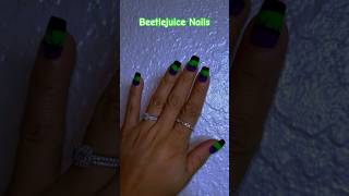 #beetlejuice #beetlejuice2 #beetlejuicebeetlejuice #shortnails #pressonnails #nailsart #halloween