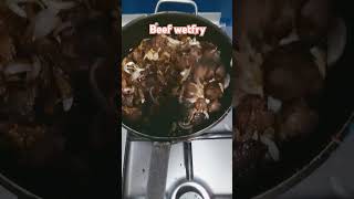 Best beef dry fry. #bestbeef #wetfry #dryfry #meatlovers #meatballs #1million #1millionsubscribers